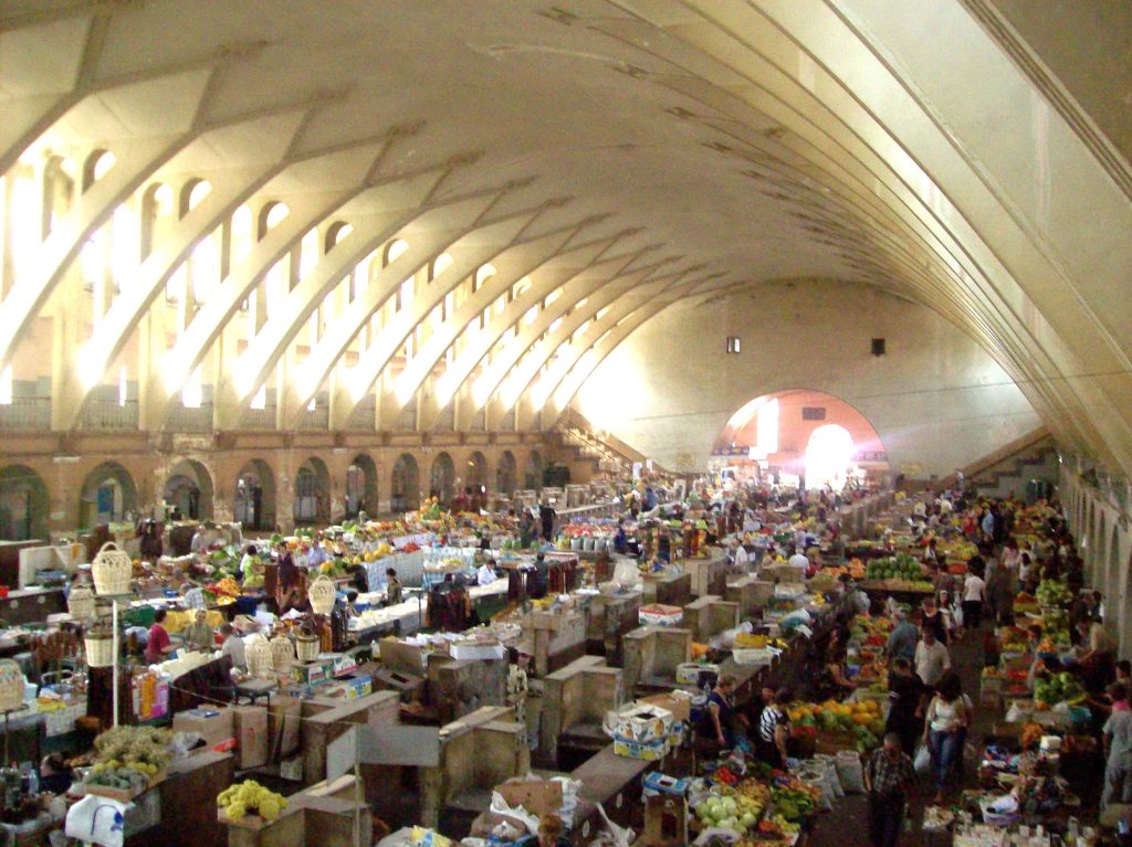 Yerevan Central Covered Market, photo by Kevorkmail, August 24, 2009, wikimedia.org